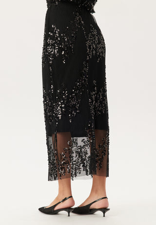 Sequin Mesh Skirt