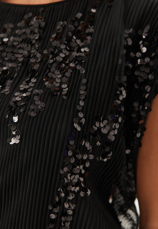 Sequin Mesh Top