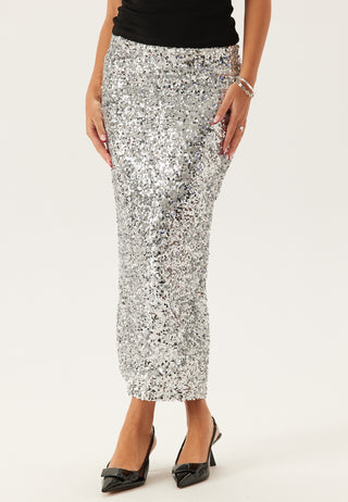 Sequin Midi Skirt