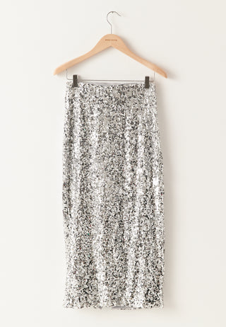 Sequin Midi Skirt
