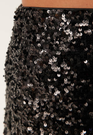 Sequin Short Skirt