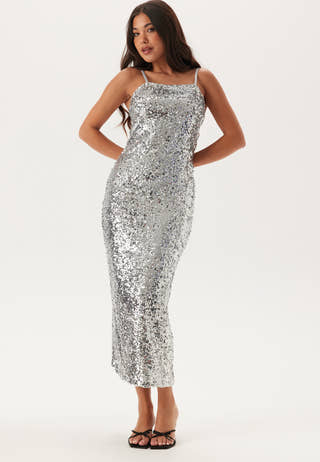 Sequin Strap Dress