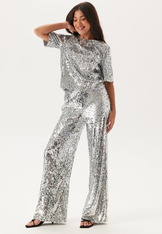 Sequin Wide Trousers