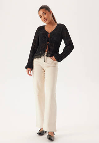 Sheer Tie Blouse