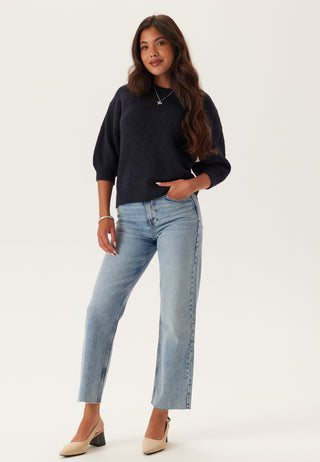 Short Sleeve Knitted Sweater