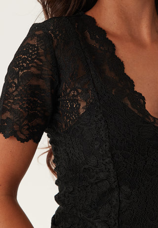 Short Sleeve Lace Top