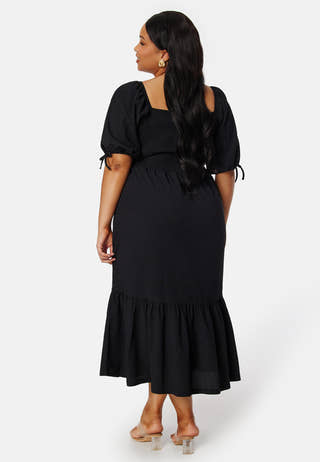 Short Sleeve Smock Dress