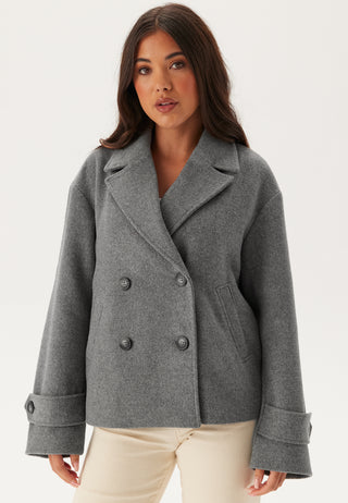Short Wool Blend Jacket