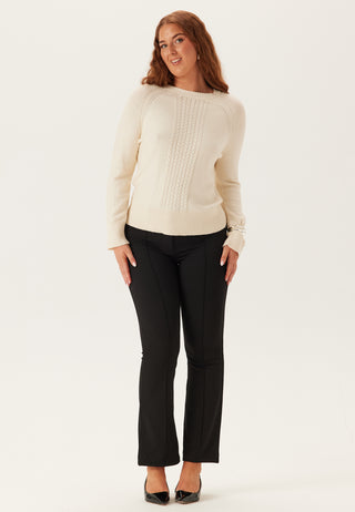 Soft Flared Suit Trousers