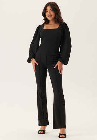 Soft Flared Suit Trousers