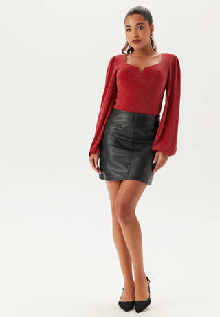 Sparkling Puff Sleeve Top