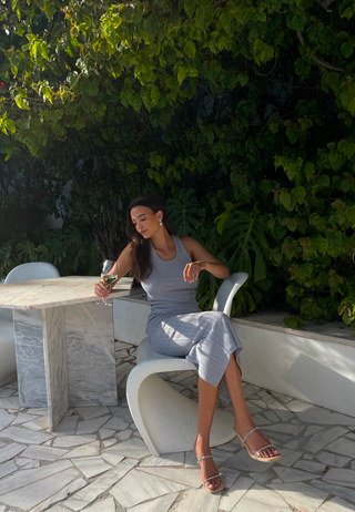 Sparkling Rib Tank Top