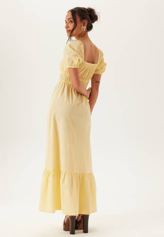 Square Neck Cotton Maxi Dress