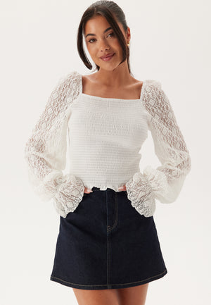 Square Neck Smock Top