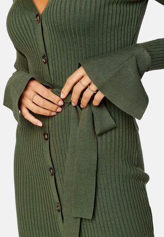 Fine Knitted Cardigan Dress