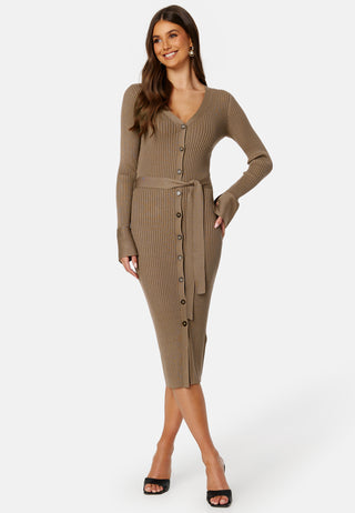 Fine Knitted Cardigan Dress