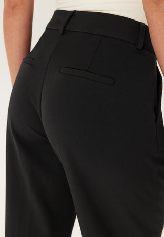 Straight High Waist Suit Trousers