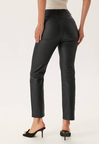 Straight Leg Coated Jeans