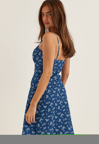 Strap Mini Dress