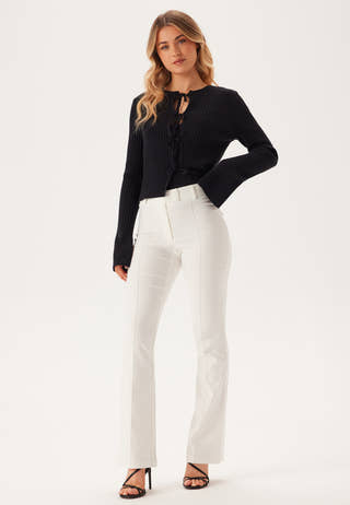 Stretchy Back Pocket Trousers