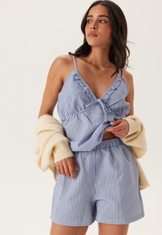 High Waist Striped Shorts