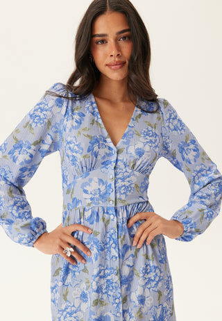 Structure Button Midi Dress