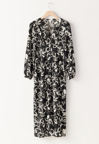 Structure Button Midi Dress