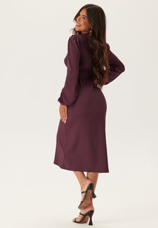 Structure Button Midi Dress