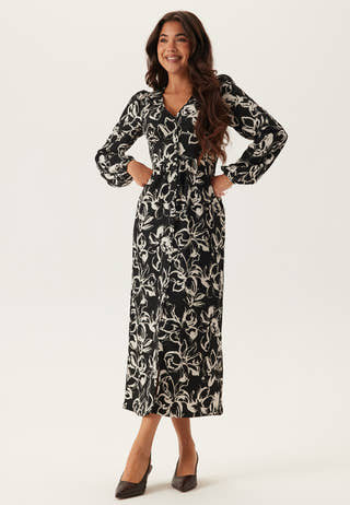 Structure Button Midi Dress