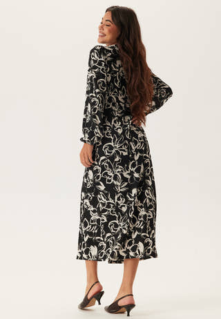 Structure Button Midi Dress