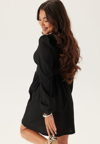 Structure Button Mini Dress