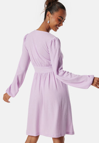 Structure Button Short Dress