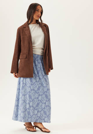 Structure Floral Maxi Skirt