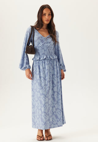 Structure Floral Maxi Skirt