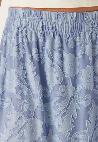 Structure Floral Maxi Skirt