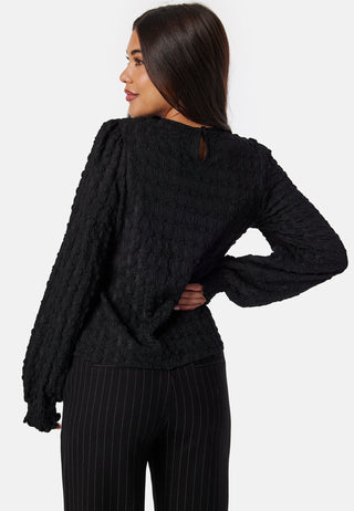 Structure Puff Sleeve Top