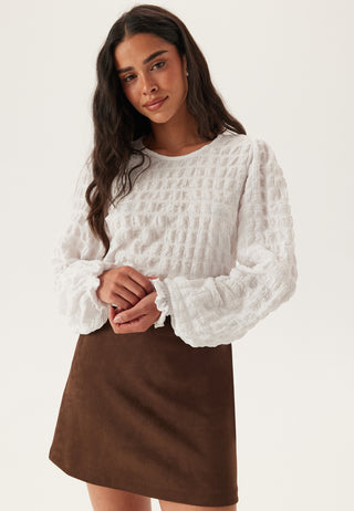 Structure Puff Sleeve Top