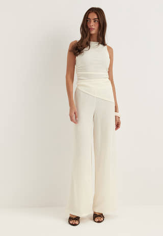Structure Wide Trousers