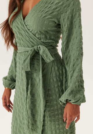 Structure Wrap Dress