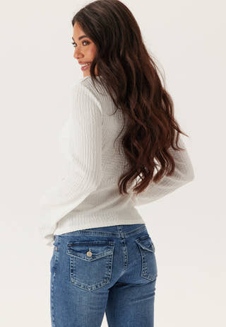 Structured V-Neck Top