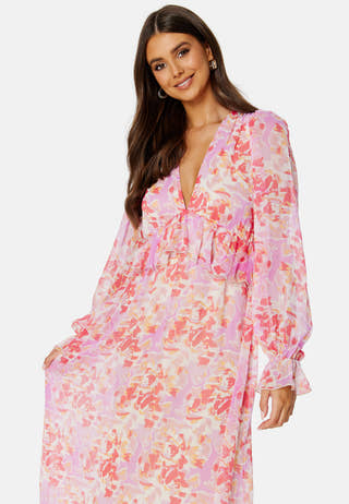 Summer Luxe Frill Midi Dress