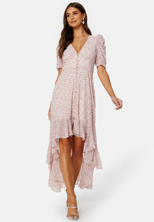 Summer Luxe High-Low Midi Dress