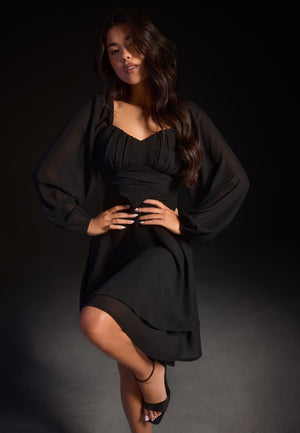 Sweetheart L/S Dress