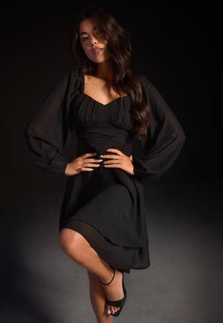 Sweetheart L/S Dress