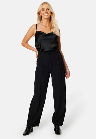 Tara drapy satin top