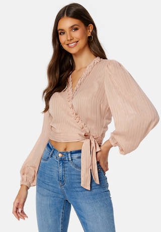 Taylin Frill Wrap Blouse