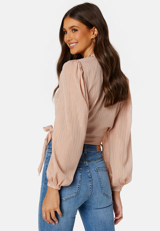 Taylin Frill Wrap Blouse