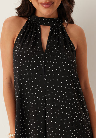 Tie Reversible Short Mesh Dress