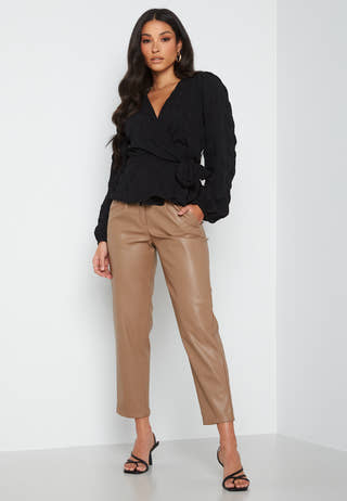 Triniti wrap blouse