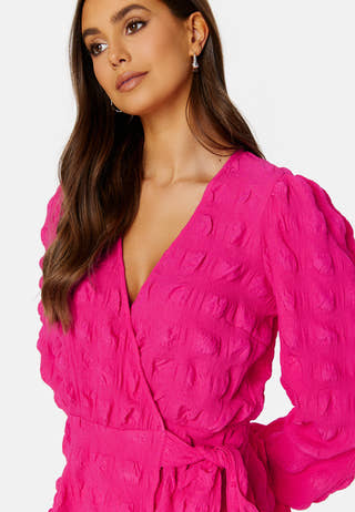 Triniti wrap blouse